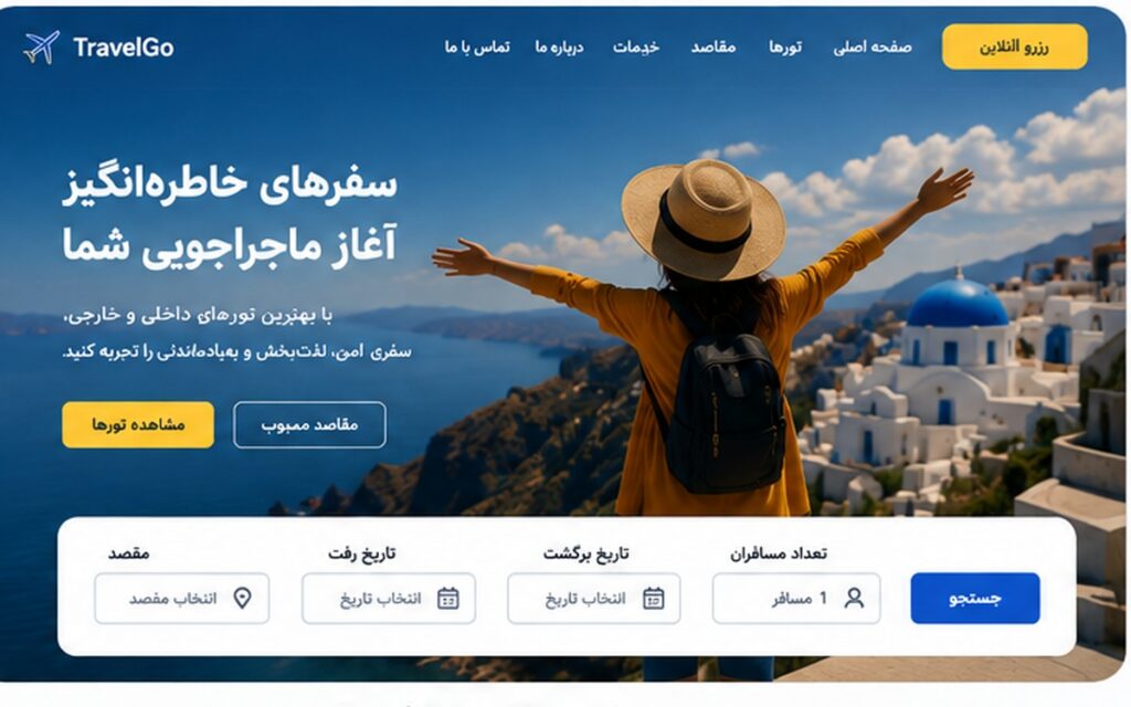 نموذج وكالة سفر